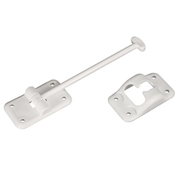 Overtime E235 6 In. T-Style Door Holder, White OV6105